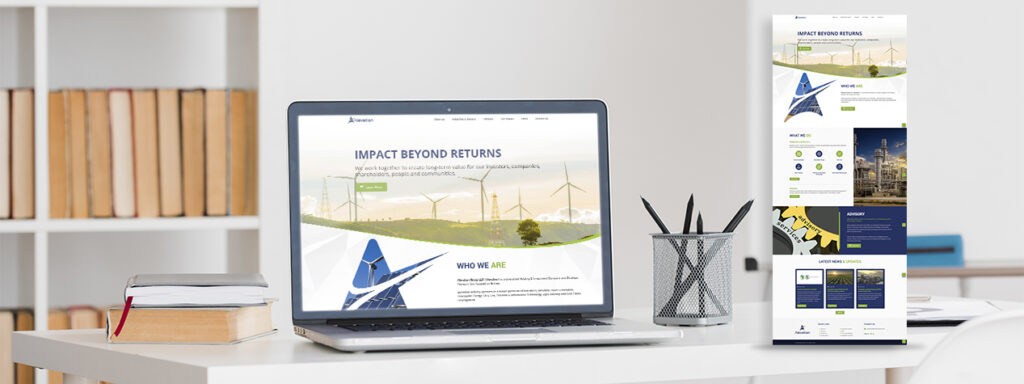 Tarika Group Successfully Executes the Website Designing Project for a Holding & Investment Company & Strategic Advisory Firm